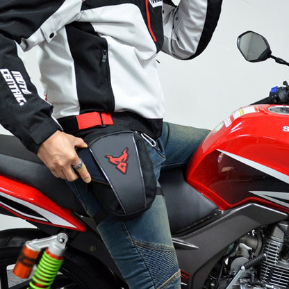 MOTOCENTRIC 11-MC-0105 Motorcycle Riding Leg Bag Waist Bag(Blue) - In Car by MOTOCENTRIC | Online Shopping UK | buy2fix