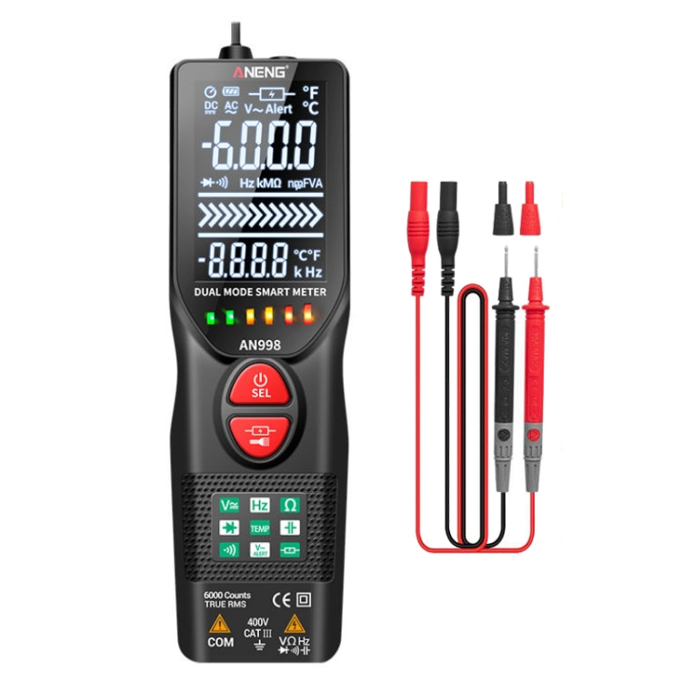 ANENG AN998 Smart Dual Mode Line Detection Induction Pen Multimeter - Consumer Electronics by ANENG | Online Shopping UK | buy2fix