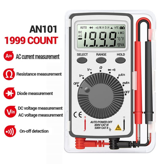 ANENG AN-101 Ultra-thin Mini Digital Display Voltage and Current Multimeter by ANENG