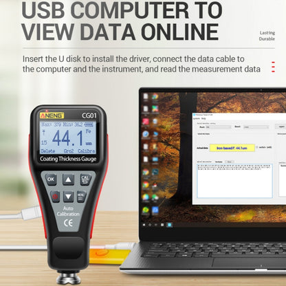 ANENG Iron-aluminum Dual-purpose Coating Thickness Measuring Instrument(CG01) - Coating Thickness Gauge by ANENG | Online Shopping UK | buy2fix