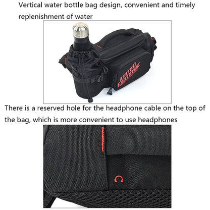 MOTOCENTRIC 11-MC-0112 Multifunctional Motorcycle Riding Messenger Waist Bag(Reflective) - In Car by MOTOCENTRIC | Online Shopping UK | buy2fix