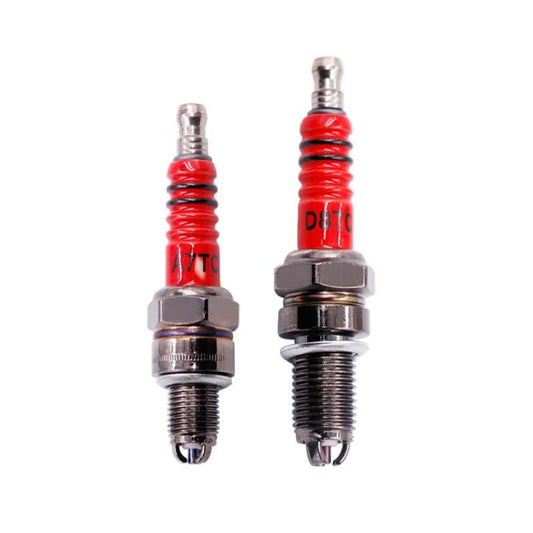 Motorcycle Spark Plug 125 150 Pedal Bend Beam Boost Car Universal(A7TC) by buy2fix