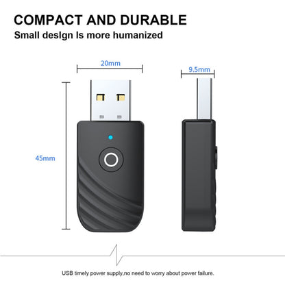 Bluetooth 5.0 Wireless Audio Receiver Transmitter - Apple Accessories by buy2fix | Online Shopping UK | buy2fix