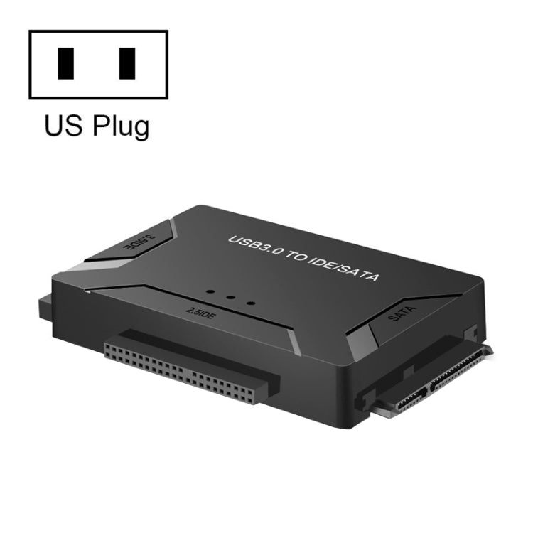 USB3.0 To SATA / IDE Easy Drive Cable External Hard Disk Adapter, Plug Specifications: US Plug - USB to IDE / SATA by buy2fix | Online Shopping UK | buy2fix