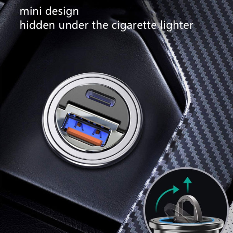 Car Fast Charge One Drag Two Cigarette Conversion Plugs, Model: PD+PD(Tarnish) - In Car by buy2fix | Online Shopping UK | buy2fix