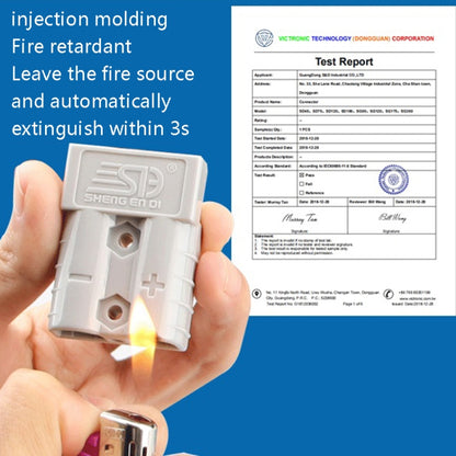 SHENG EN DI Connector Lithium Battery Charge And Discharge Electric Plug(SG 50A 600V Gray) by buy2fix