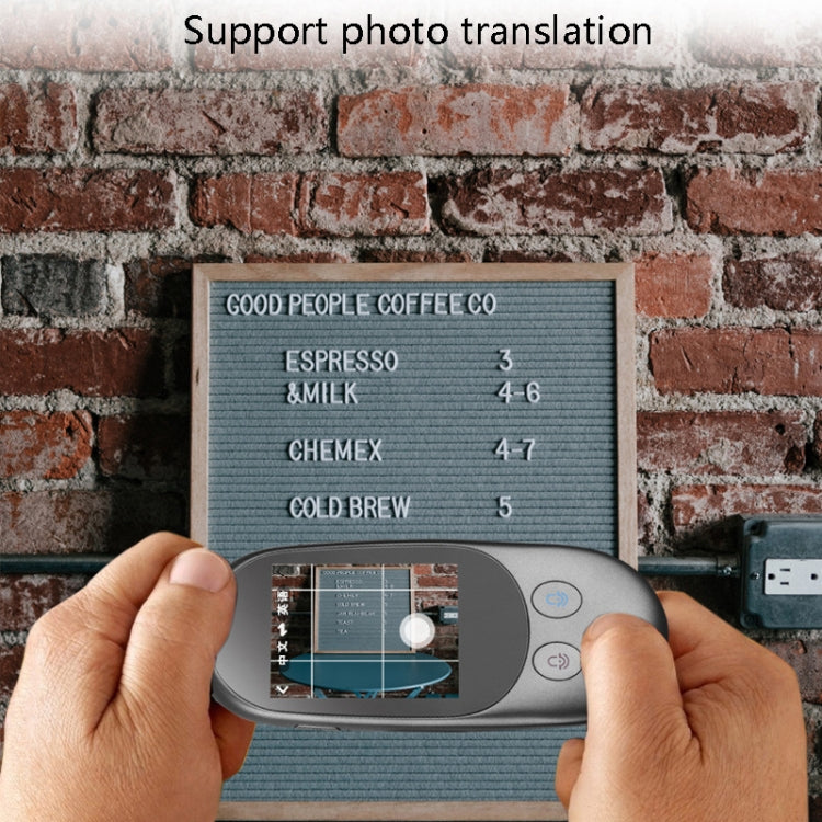 Travel Simultaneous Translator Scanning Recording Intelligent Voice Translator(Black) - Consumer Electronics by buy2fix | Online Shopping UK | buy2fix