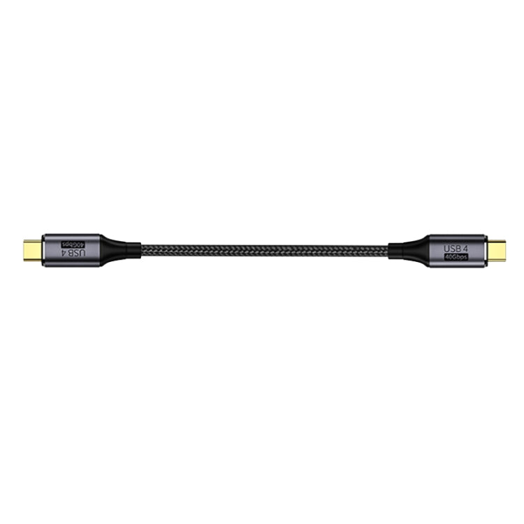 PD 100W Type-C to Type-C Fast Charging Nylon Braided Cable, Model: 0.8 m -  by buy2fix | Online Shopping UK | buy2fix