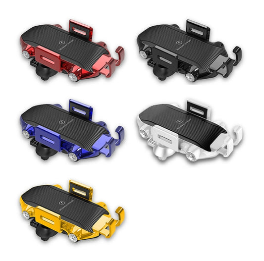 X343 15W Car Wireless Charger Smart Induction Suction Cup Phone Holder( Red) by buy2fix