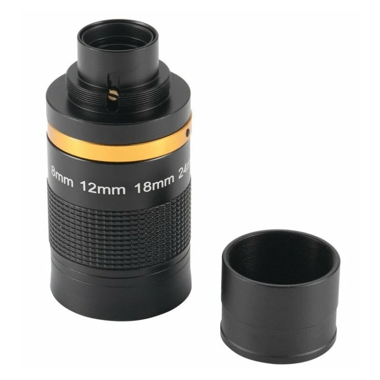 Astronomical Telescope 8-24mm All-metal Continuous Zoom Eyepiece - Accessories by buy2fix | Online Shopping UK | buy2fix