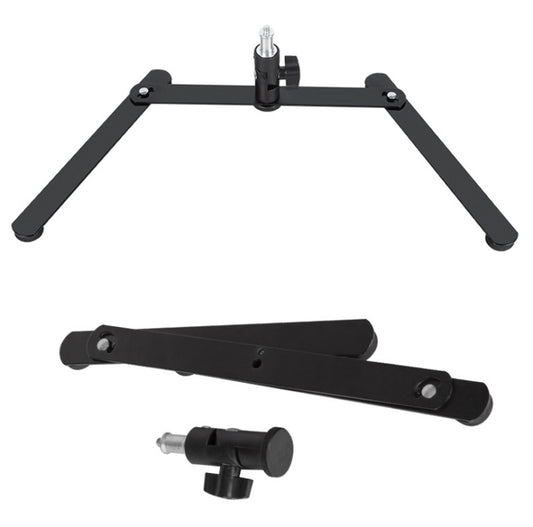 360 Degree Adjustable Metal Overhead Base Desktop Phone Holder,Style: Only Base by buy2fix