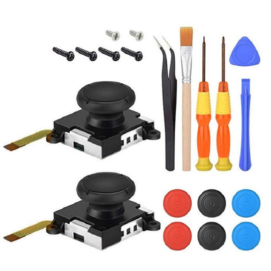 3D Joystick Repair Screwdriver Set Gamepads Disassembly Tool For Nintendo Switch Joy-Con , Series: 20 In 1