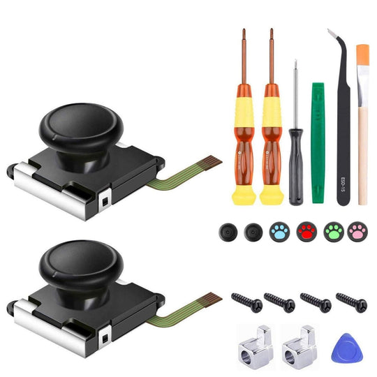 3D Joystick Repair Screwdriver Set Gamepads Disassembly Tool For Nintendo Switch Joy-Con , Series: 21 In 1