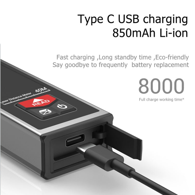 SNDWAY SW-B40 Laser Rangefinder Infrared Measuring Ruler, Style: 40m Precision Version - Consumer Electronics by SNDWAY | Online Shopping UK | buy2fix