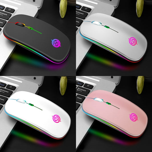 K-Snake BM110 RGB Lighting Effect Wireless Bluetooth Mouse(Rose Gold) by K-Snake