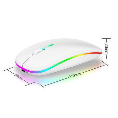 K-Snake BM110 RGB Lighting Effect Wireless Bluetooth Mouse(Black) - Wireless Mice by K-Snake | Online Shopping UK | buy2fix