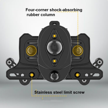 Motorcycle Bracket Crab Navigation Phone Bracket,Style： U-shaped+QC3.0 Dual USB  Charge - In Car by buy2fix | Online Shopping UK | buy2fix