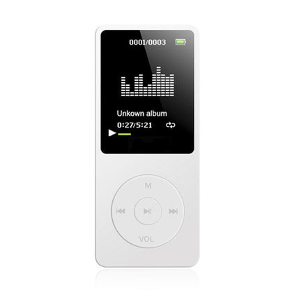 Card Ultra-thin Lossless MP4 Player With Screen(White) by buy2fix