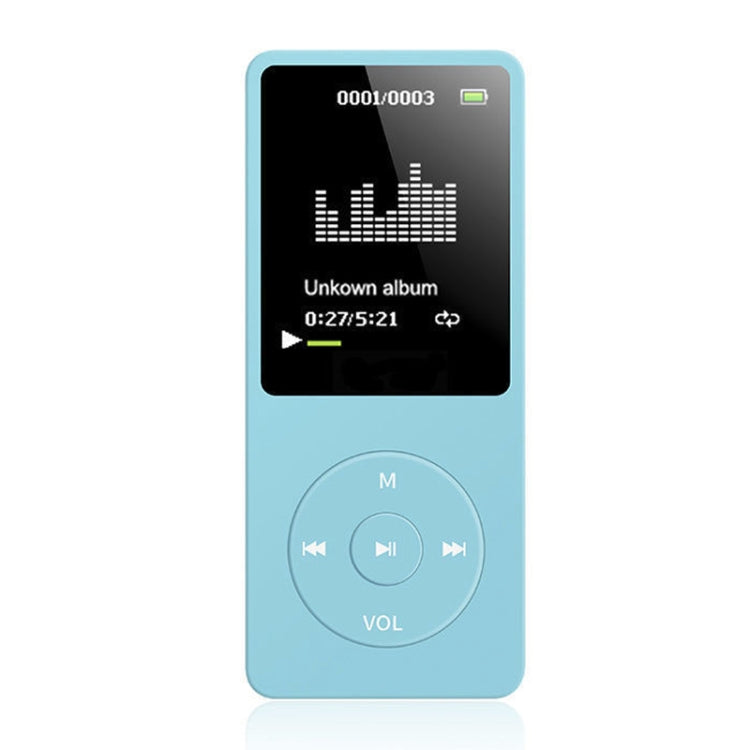 Card Ultra-thin Lossless MP4 Player With Screen(Light Blue) by buy2fix