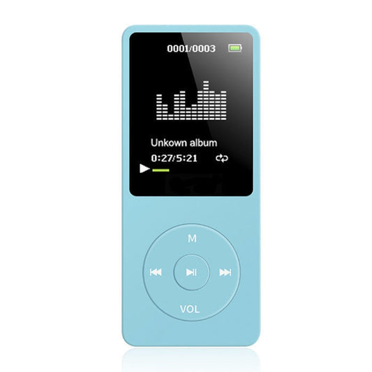 Card Ultra-thin Lossless MP4 Player With Screen(Light Blue) by buy2fix