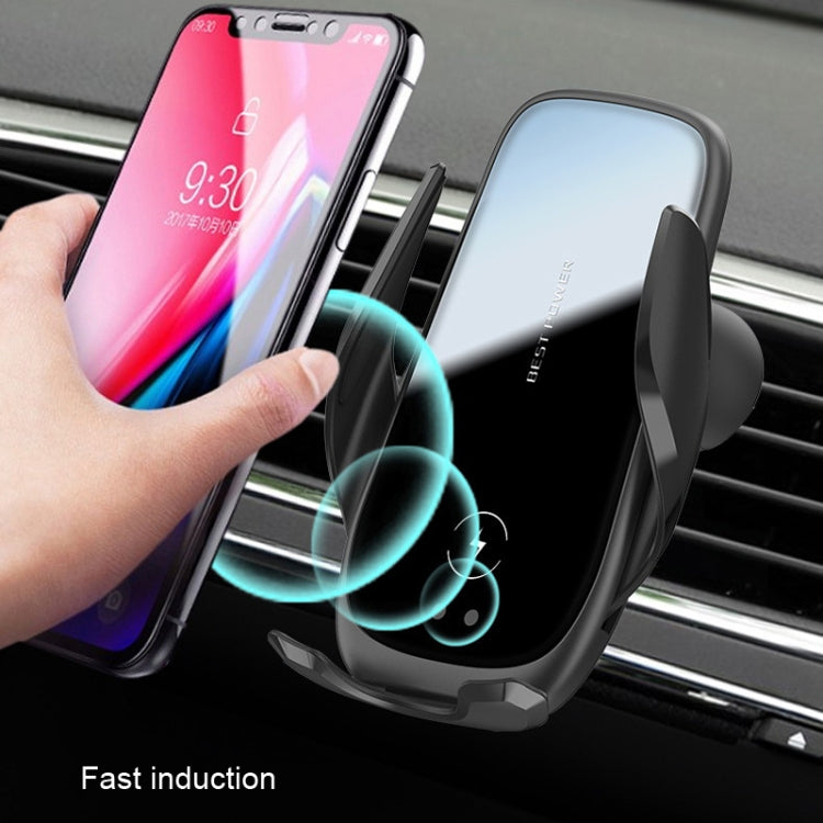 M11 Automatic Electromagnetic 15W Car Wireless Charging Bracket - In Car by buy2fix | Online Shopping UK | buy2fix