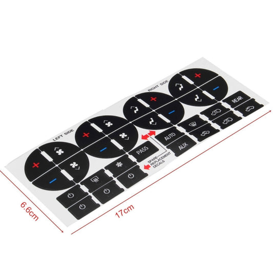 Car Button Repair Sticker AC Central Control Sticker(A 31 Key) by buy2fix