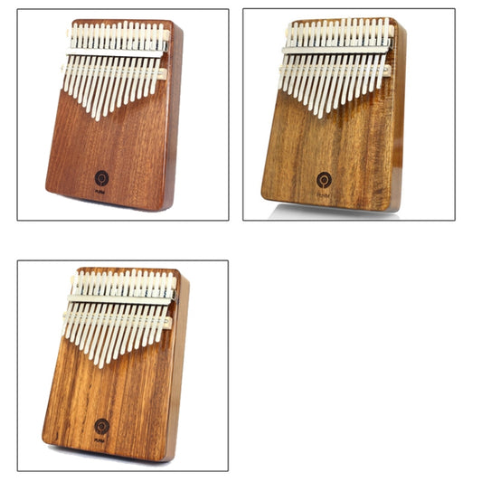 PURM Kalimba Thumbs Piano Beginner Piano Portable Musical Instrument, Color: 21 Tone Mahogany by buy2fix