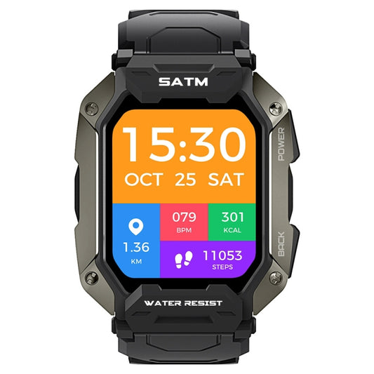 SATM M1 Outdoor Waterproof Bluetooth Smart Watch(Black) by buy2fix