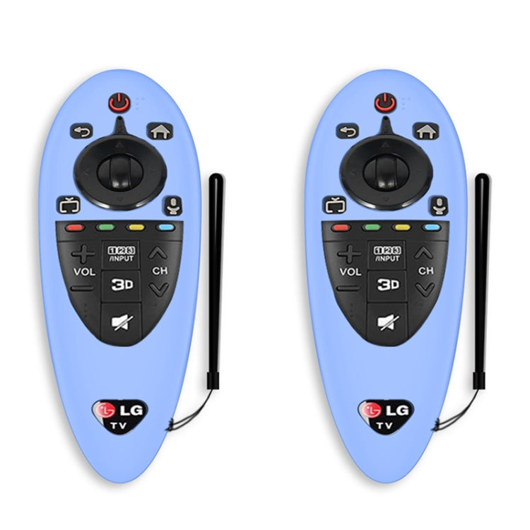 2 PCS Remote Control Dustproof Silicone Protective Cover For LG AN-MR500 Remote Control(Night Light Blue) - Consumer Electronics by buy2fix | Online Shopping UK | buy2fix