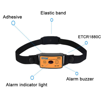 ETCR Non-contact High Voltage Alarm Ellectrician Test Pen, Model: ETCR1880C For Helmet - Consumer Electronics by ETCR | Online Shopping UK | buy2fix