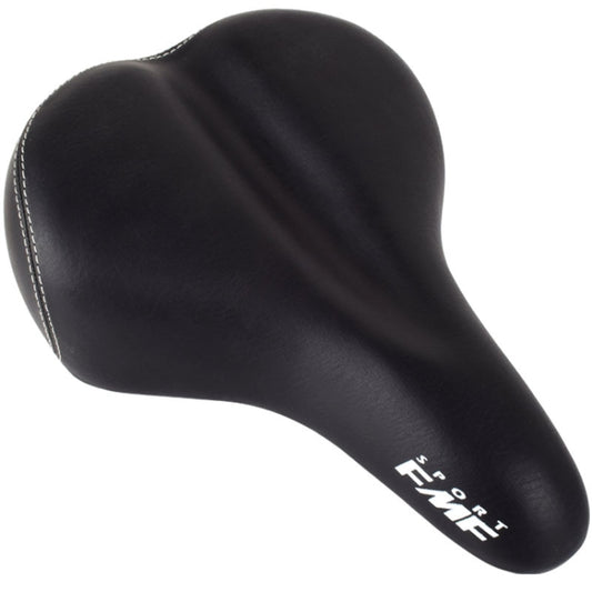 FMFXTR Mountain Bicycle Cushion Saddle Soft Wide Comfortable Spring Seat Cushion(Black) by FMFXTR