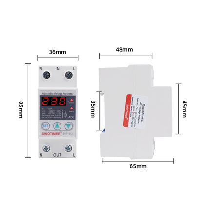 SINOTIMER SVP-912 Adjustable Self-resetting Intelligent Under-voltage Protector, Current: 80A - Other Tester Tool by SINOTIMER | Online Shopping UK | buy2fix