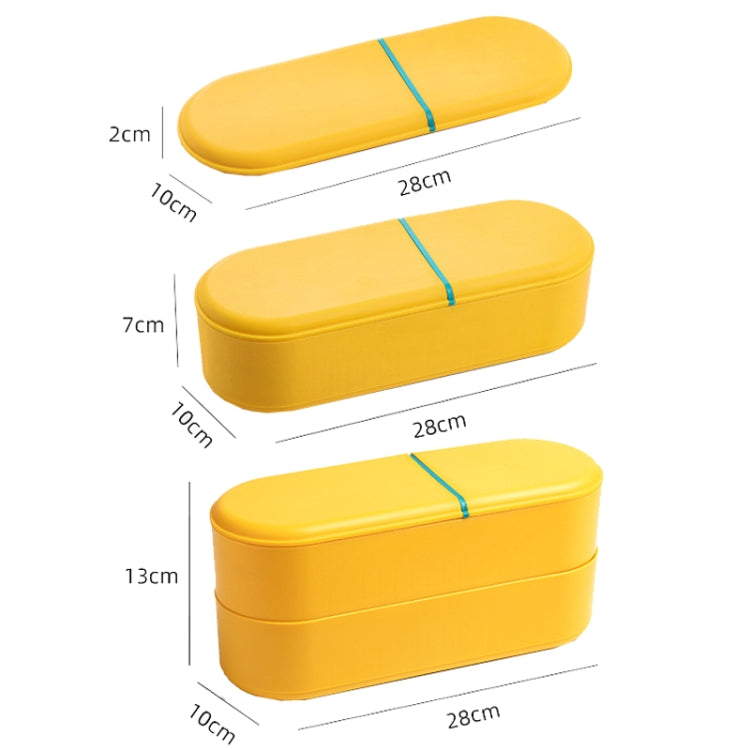 Household Battery Storage Box Data Cable Charger Storage Organizer Box, Color: Gray White Single Layer - Storage Boxes by buy2fix | Online Shopping UK | buy2fix