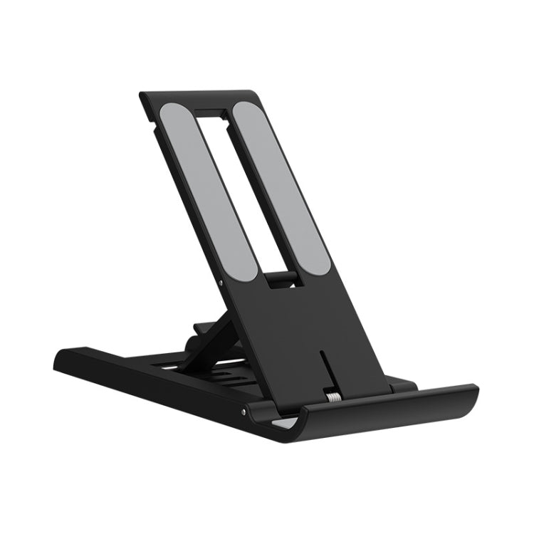 2 PCS K30 Multi-speed Adjustment Desktop Mobile Phone Bracket Notebook Folding Bracket(Black) - Desktop Holder by buy2fix | Online Shopping UK | buy2fix