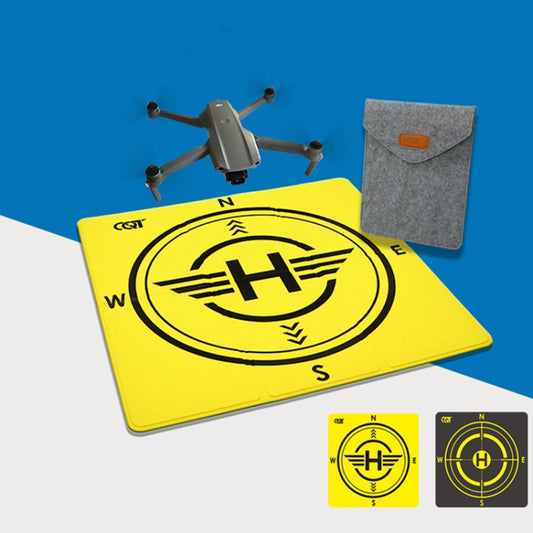 Outdoor Aerial Photography Double-sided Landing Pad For DJI Mavic 3 / Air 2 / Air 2S(Yellow + Black) by buy2fix