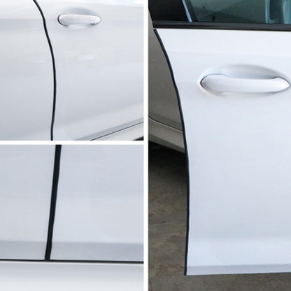 10m U-shaped Non-stick Car Rubber Seal Bumper(White) - In Car by buy2fix | Online Shopping UK | buy2fix