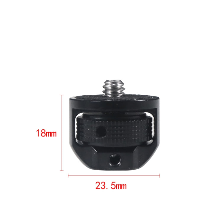 Camera Conversion Screw 1/4 Inch  Adapter for DJI Pocket2 /Insta360 ONE X2(Black+Red) - DJI & GoPro Accessories by buy2fix | Online Shopping UK | buy2fix