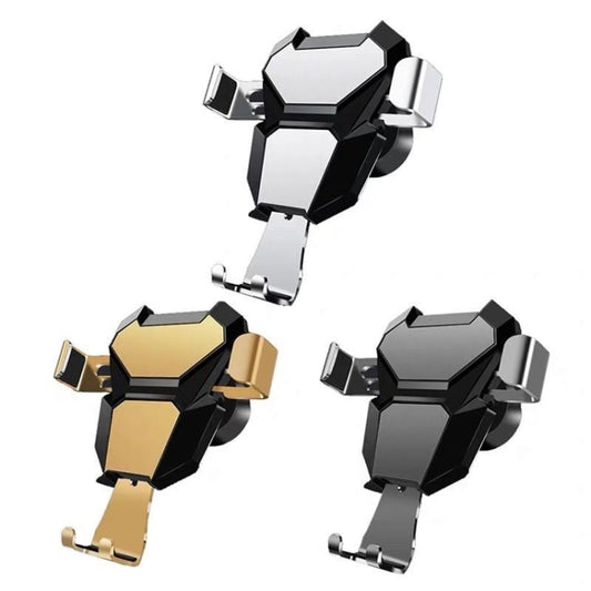 Universal Metal Gravity Car Phone Holder(Gold) by buy2fix