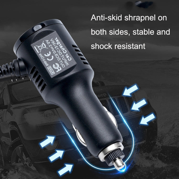 2PCS JY-032 USB Digital Display Fast Charge Car Charger, Style: 3.5A + QC3.0(Android Straight Head) - In Car by buy2fix | Online Shopping UK | buy2fix