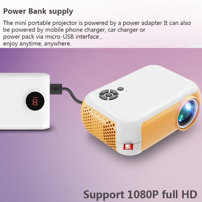 A10 480x360 Pixel Projector Support 1080P Projector ,Style: Basic Model Black (US Plug) - Consumer Electronics by buy2fix | Online Shopping UK | buy2fix