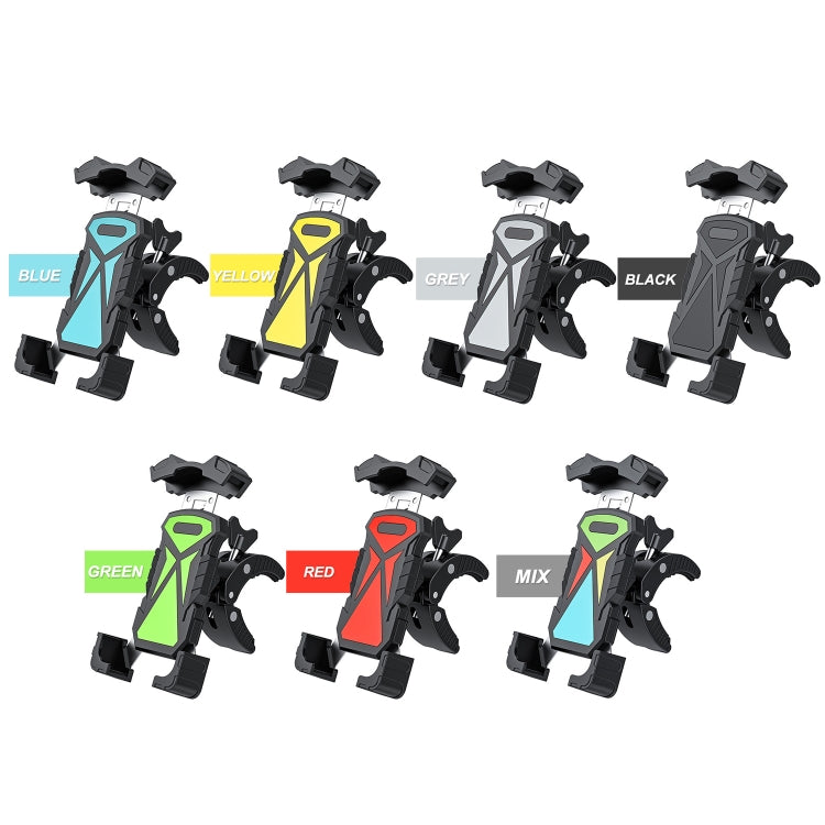 L101+M011 Outdoor Cycling Mechanical Locking Phone Holder(Black) - Outdoor & Sports by buy2fix | Online Shopping UK | buy2fix