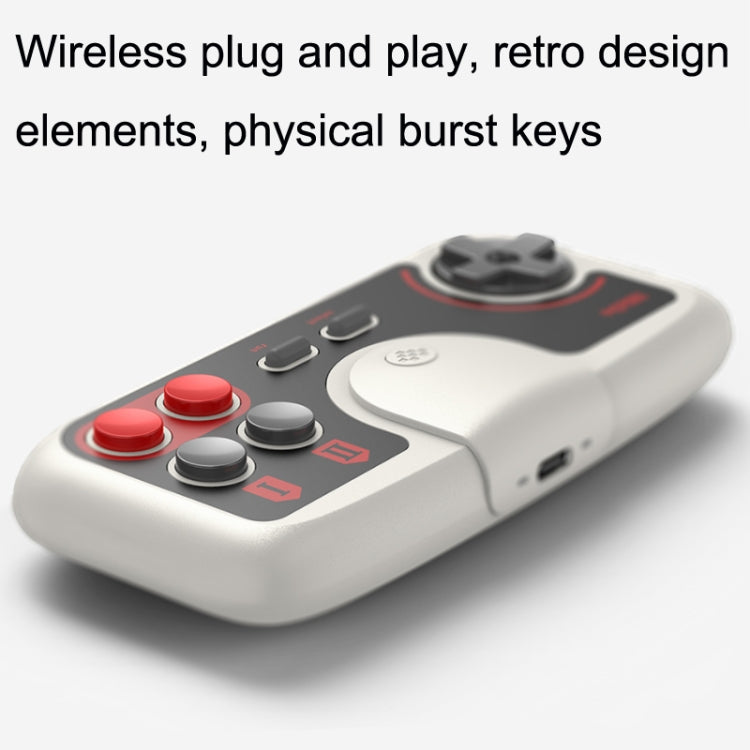 8Bitdo PCE2.4G Wireless Gamepad For Switch(Light Gray) - Gamepads by 8Bitdo | Online Shopping UK | buy2fix