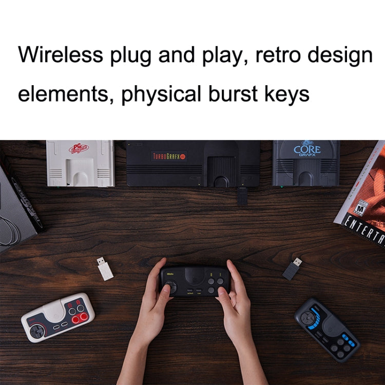 8Bitdo PCE2.4G Wireless Gamepad For Switch(Light Gray) - Gamepads by 8Bitdo | Online Shopping UK | buy2fix