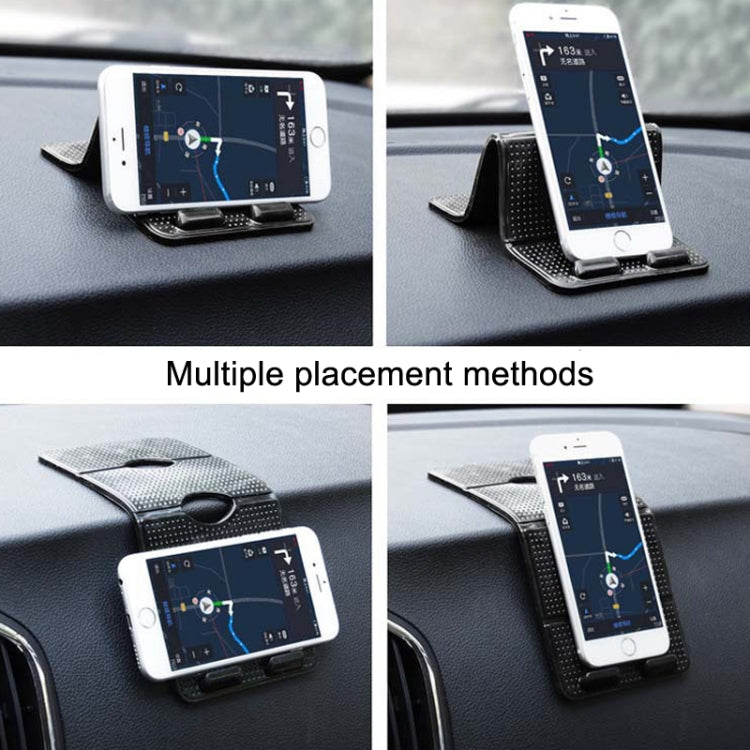 2 PCS Mobile Phone Desktop Car Holder Folding Non-Slip Stabilizer - In Car by buy2fix | Online Shopping UK | buy2fix