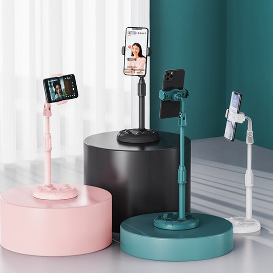 2 PCS Mobile Phone Live Bracket Computer Desktop Online Class Telescopic Overhead Frame(Cherry Blossom Pink) by buy2fix