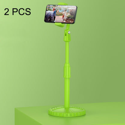 2 PCS Multifunctional Live Telescopic Mobile Phone Desktop Bracket(Mint Green) - Consumer Electronics by buy2fix | Online Shopping UK | buy2fix