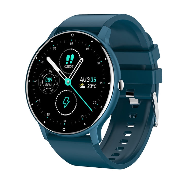 ZL02 Heart Rate Monitoring Pedometer Smart Watch(Blue) - Smart Wear by buy2fix | Online Shopping UK | buy2fix