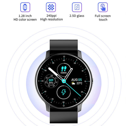 ZL02 Heart Rate Monitoring Pedometer Smart Watch(Yellow) - Smart Wear by buy2fix | Online Shopping UK | buy2fix