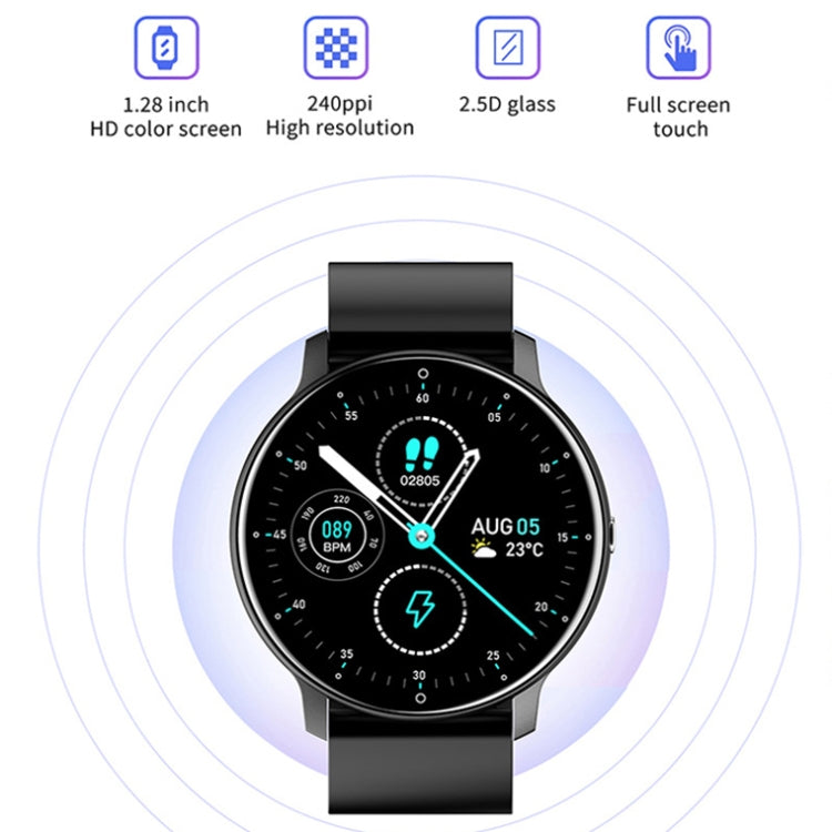 ZL02 Heart Rate Monitoring Pedometer Smart Watch(Black) - Smart Wear by buy2fix | Online Shopping UK | buy2fix