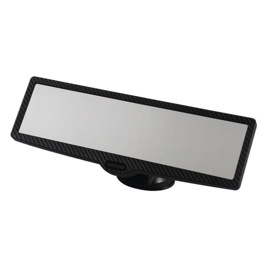 CZC-255 Carbon Fiber Indoor Rearview Mirror Modified Suction Cup Endoscope Auxiliary Mirror(White Mirror) by buy2fix